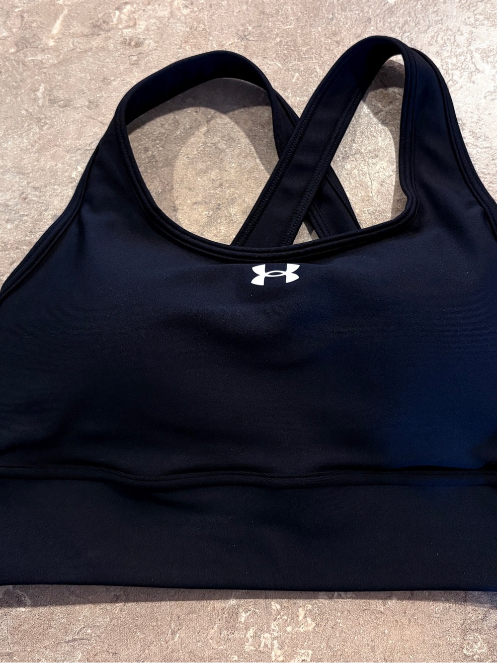 Under Armour Black Cross-Back Performance Sports Bra
